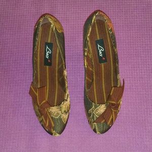 Anthropologie Brocade Heels